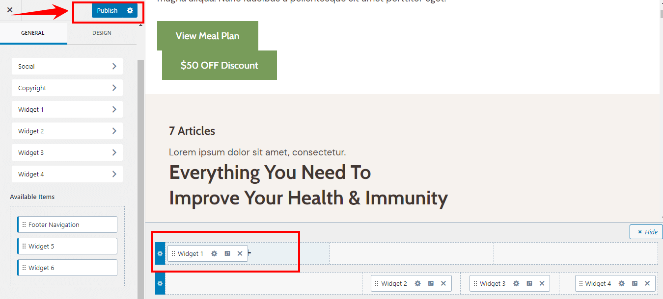 Click On Publish Button