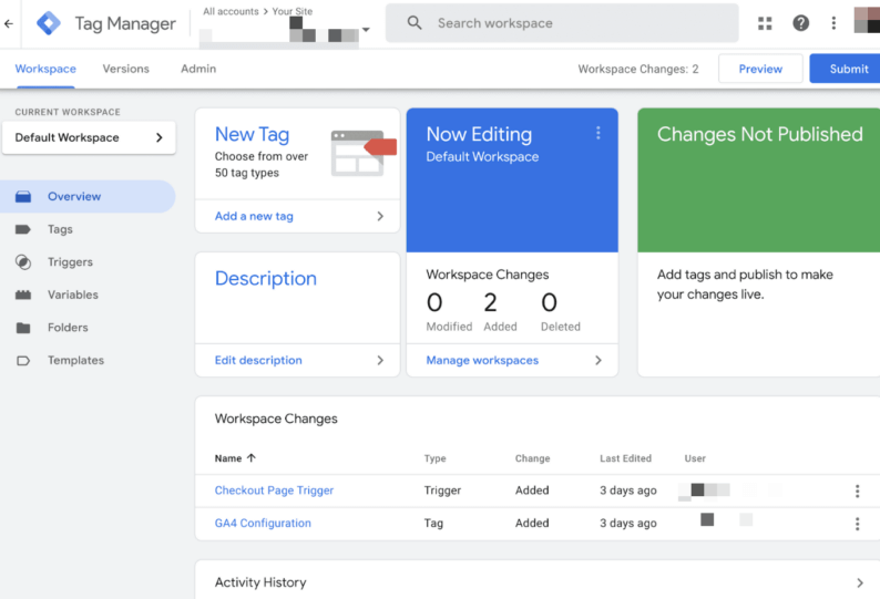 Google Tag Manager 