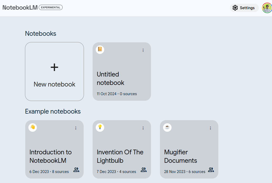 Create New Notebook