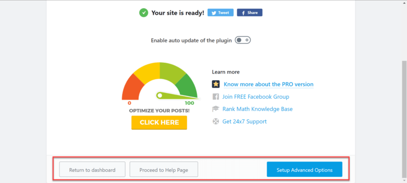 Go To Advance Settings Or Simply Return To The Dashboard