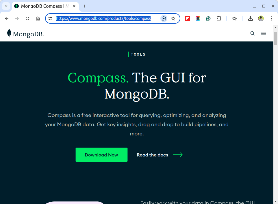 MongoDB Compass: A GUI for MongoDB