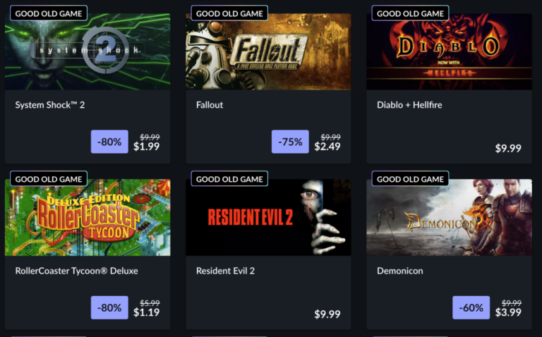 GOG’s Preservation Program is the DRM-free store refocusing on the classics