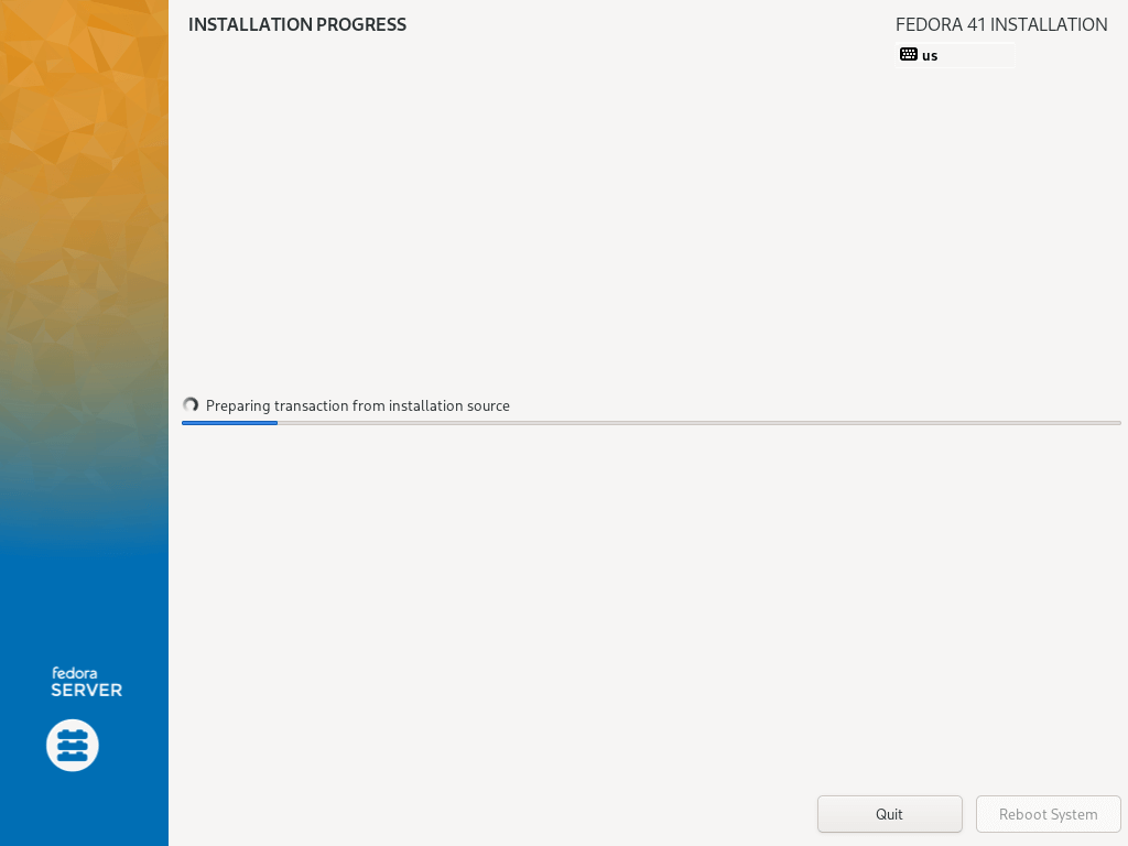 Fedora Installation Process