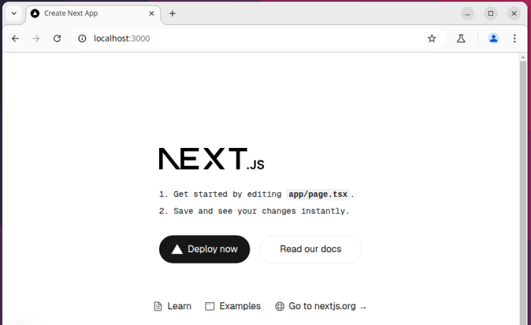 How to Install and Set Up a New Next.js Project on Ubuntu