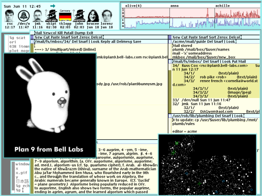 Rediscovering Plan9 from Bell Labs