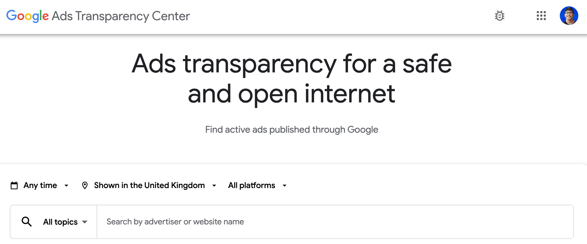 Google Ads Transparency Center