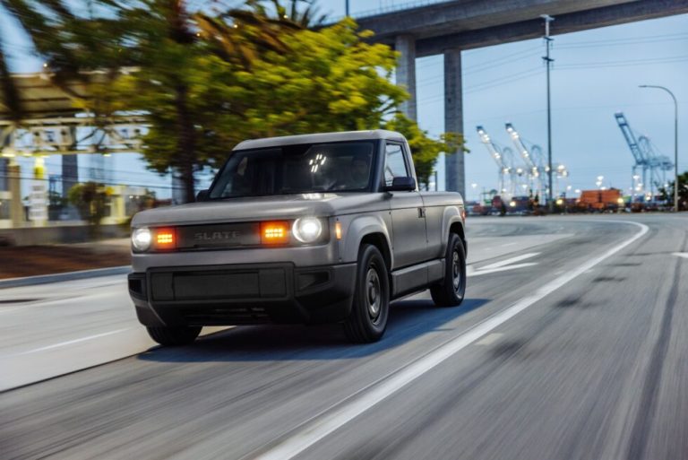 A $20,000 electric truck with manual windows and no screens? Meet Slate Auto.