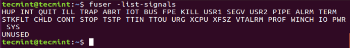 fuser – Find and Kill Processes by File, Directory, or Port