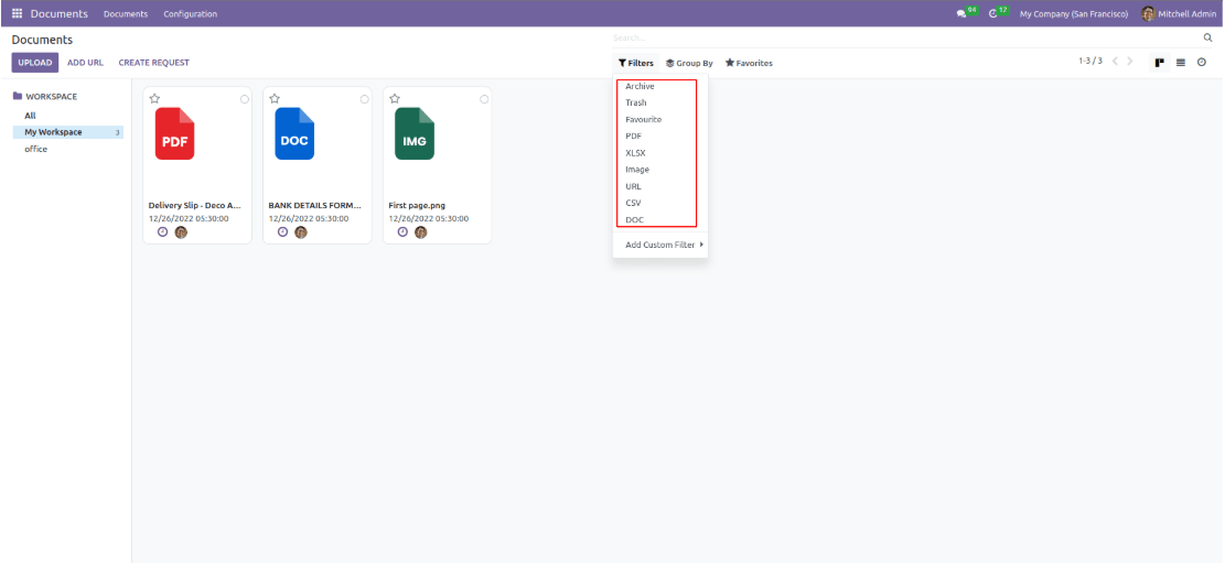 Document Management Odoo App