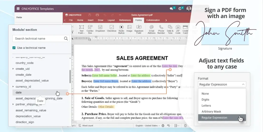 ONLYOFFICE Template Odoo App