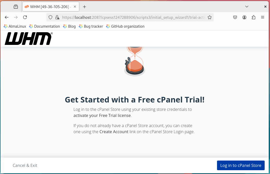 Free cPanel Trial