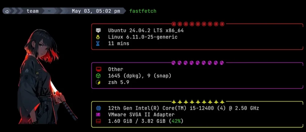 Image support in Linux terminal