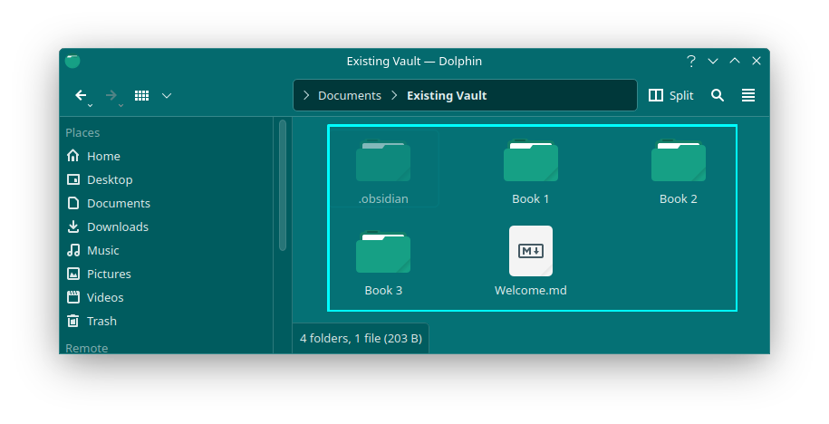 Copy all contents from existing location to new location.
