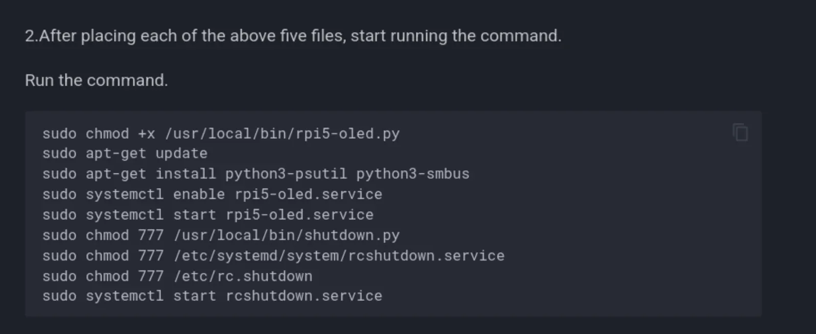 Scripts and commands to setup Elecrow' Pitower case