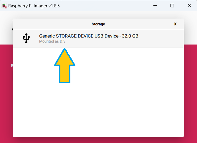 Burn RetroPie on the SD card