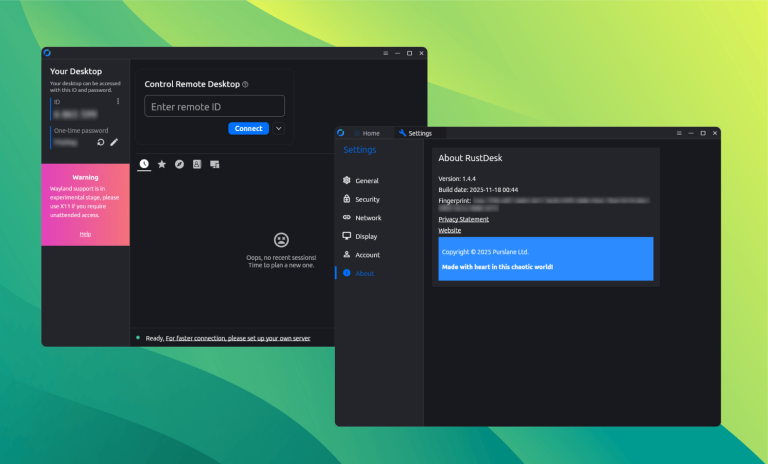 RustDesk Pulls Ahead of TeamViewer, AnyDesk with Wayland Multi-Scaled Display Support