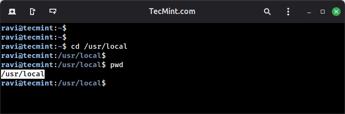 Navigate to an Absolute Path