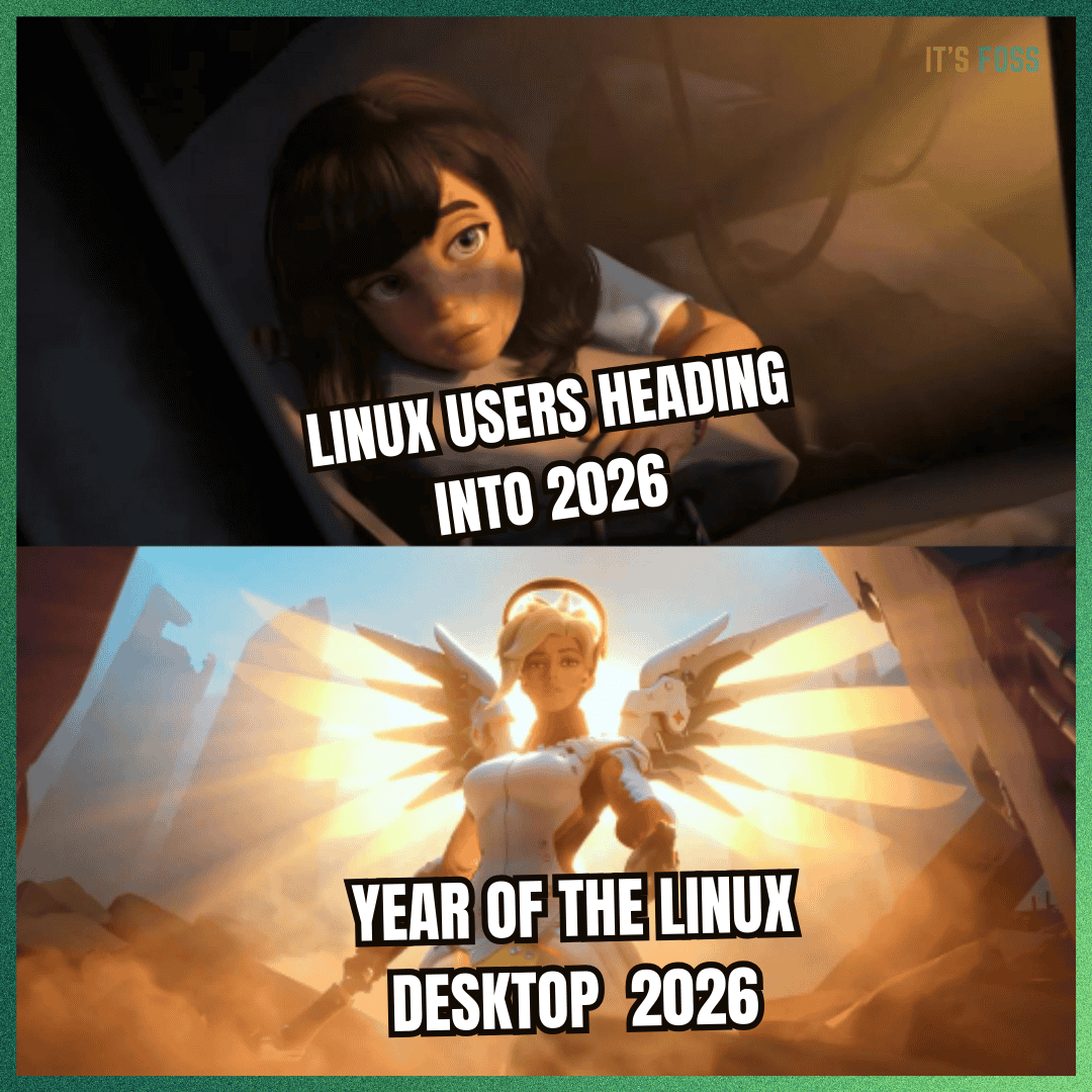 year of the linux desktop 2026 meme