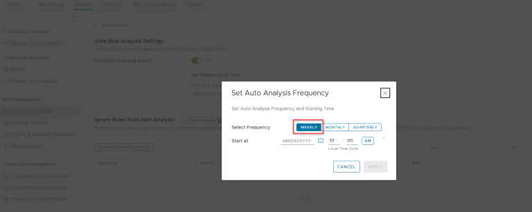 vDefend Security Services Platform and Security Segmentation – Part 11 – DFW Rule Analysis