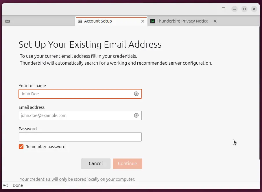 Thunderbird Email Client