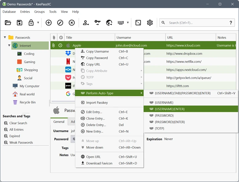 KeePassXC - Password Manager